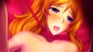 Sexy Blonde 3D Hentai Erotic Idol